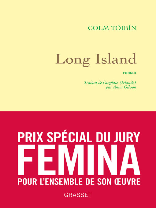 Title details for Long Island by Colm Tóibín - Available